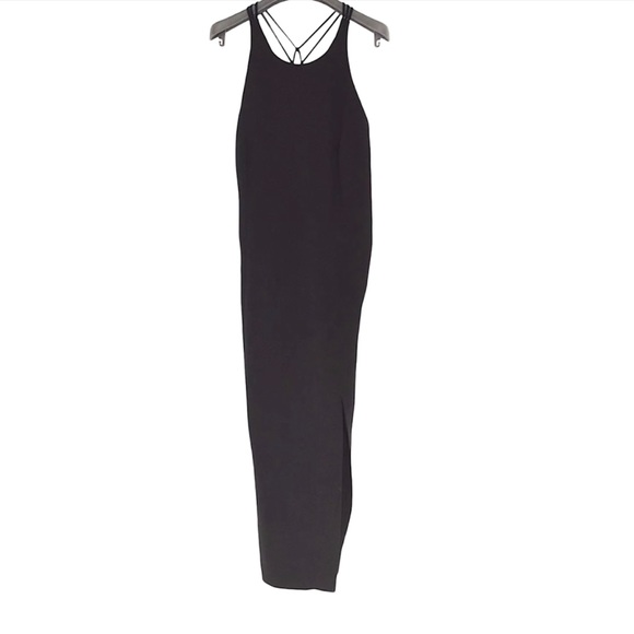 Tahari Sleeveless Cocktail Dress Black Sz 6 - Picture 2 of 4